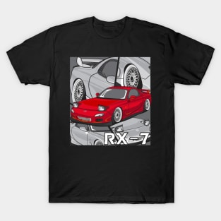 Mazda RX7 (red) T-Shirt